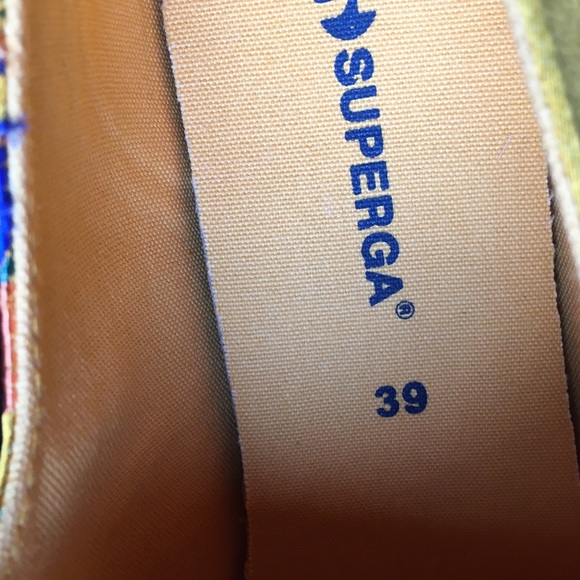 SOLD! Superga Chinoiserie in Mustard 39 Euro Size - Picture 8 of 8